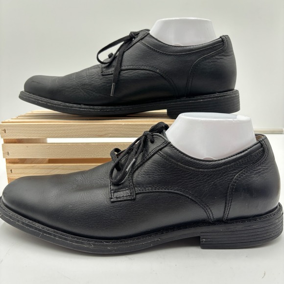 Johnston & Murphy XC4 Waterproof Sheepskin Black Leather Derby‎ Shoes Size 9M